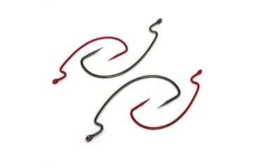 Image of Gamakatsu EWG Shank Black Worm Hook - Size 2/0 792895