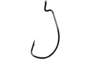 Image of Gamakatsu EWG Shank Black Worm Hook - Size 2/0 792895