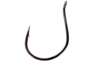 Image of Gamakatsu Finesse Wide Gap Hook, Needle Point Ringed Eye, NS Black, Size 1, 25 per Pack, 230410-25