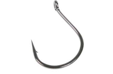 Image of Gamakatsu Finesse Wide Gap Hook, Needle Point Ringed Eye, NS Black, Size 4/0, 25 per Pack, 230414-25