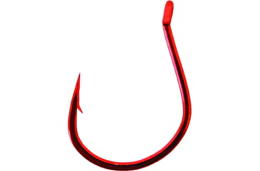 Image of Gamakatsu Finesse Wide Gap Hook, Needle Point Ringed Eye, Red, Size 2/0, 6 per Pack, 230312