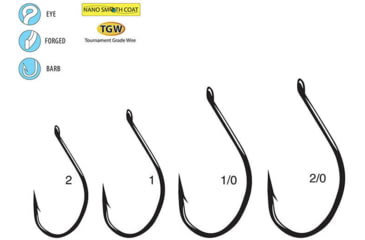 Image of Gamakatsu G-Finesse Drop Shot Tgw NSC, 4, 6 Hooks P/P 338213, Nsc, 4, 338208