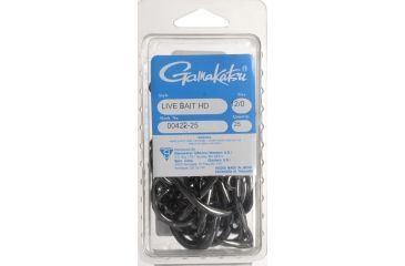 Image of Gamakatsu Live Bait Hook Hd12/0Black25Pk 026110