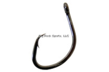 Image of Gamakatsu Nautilus Circle Hook, Needle Point Offset, Ringed Eye, NS Black, Size 2/0, 25 per Pack, 42412-25