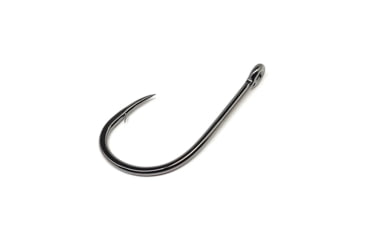 Image of Gamakatsu Octopus Circle Straight Eye Inline-Point Nano Alpha Fishing Hook, Size 2/0, Black, 265212