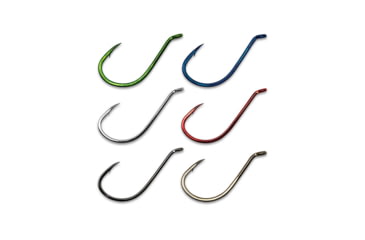 Image of Gamakatsu Octopus Nano Alpha All Purpose Fishing Hook, Size 1/0, Black, 02211