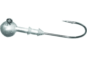 Image of Gamakatsu Round 26 Jighead, 1/8oz, Nickel Silver Black, 1/0 Hook5 Pack, 500411-1/8
