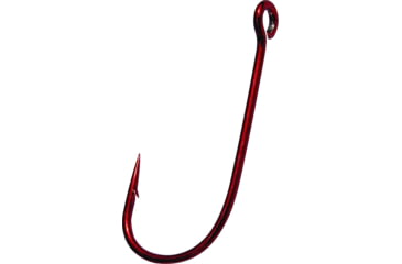 Image of Gamakatsu Siwash Hook, Needle Point, All Purpose, Open Eye, Red, Size 5/0, 6 per Pack, 10315