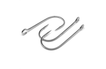 Image of Gamakatsu Siwash Hook, Needle Point, All Purpose, Open Eye, Nickel, Size 10, 6 per Pack, Nkl, 10, 10005
