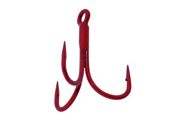 Image of Gamakatsu Trout Treble Red Size 18, 4 Hooks P/P 273301