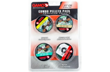 Image of Gamo .177 Caliber Assorted Pellets, 4 Types, 1000 Combo Pack, 632092954