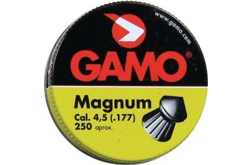 Image of Gamo Air Rifles Gamo Magnum Pellets .177 Caliber Spire Point Double Ring 250 Per Tin 632022454