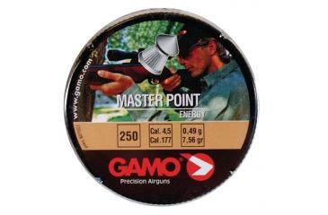 Image of Gamo Air Rifles Gamo Master Point Pellets .177 Caliber Pointed Head 250 Per Tin Clampack 6320424CP54