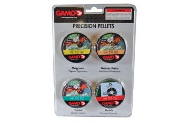 Image of Gamo Air Rifles Performance Lead Pellet Combination .177 Caliber Round BB/Match/Magnum and Hunter 1000 Count 632092754