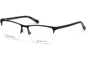 Image of Gant GA3169 Eyeglass Frames - Matte Black Frame Color, Matte Black Lens Color
