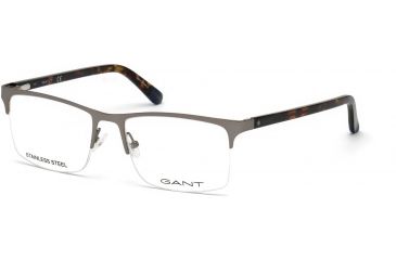 Image of Gant GA3169 Eyeglass Frames - Matte Gunmetal Frame Color, Matte Gunmetal Lens Color
