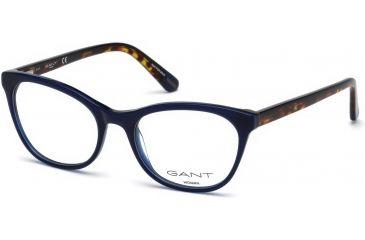 Image of Gant GA4084 Eyeglass Frames - Shiny Blue Frame Color, Shiny Blue Lens Color