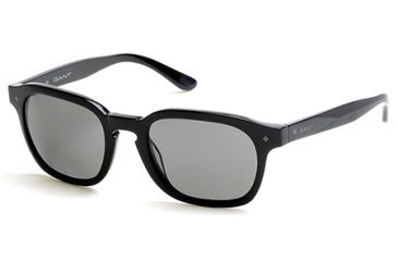 Image of Gant GA7040 Sunglasses - Shiny Black / Smoke Frame Color