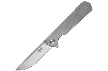 Image of Ganzo Knives Firebird Framelock Folding Knife, 3.5 stonewash and satin finish D2 tool steel blad, Stonewash finish stainless handle, FH12-SS