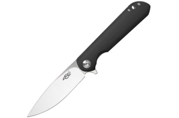 Image of Ganzo Knives Firebird Linerlock Black Folding Knife, 3.5 satin finish D2 tool steel spear point blade, Black G10 handle, FH41BK