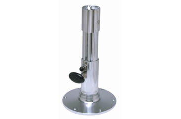 Image of Garelick Water Adjustable Height Ribbed Series Positive Pin Lock Pedestal - 12in To 17in, Blue, 75635