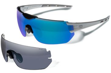 Image of Gargoyles Blaze Sunglasses, White Frame, Smoke Lenses 10700278.QTM