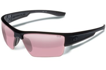 Image of Gargoyles Bragg Sunglasses, Matte Black Frame, Rose Lenses 10700277.QTM