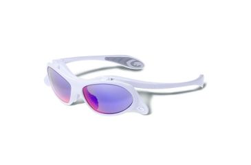 Image of Gargoyles Gamer Sunglasses w/ White  Frame, Smoke w/Plasma Mirror Lens GAR10700066
