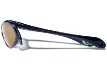Image of Gargoyles Gamer Sunglasses w/ Black Frame, Smoke Polarized w/Gold Mirror Lens GAR10700081