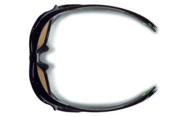 Image of Gargoyles Gamer Sunglasses w/ Black Frame, Smoke Polarized w/Gold Mirror Lens GAR10700081