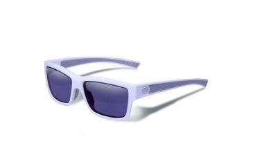 Image of Gargoyles Homeland Sunglasses w/ White  Frame, Smoke Polarized w/Blue Mirror Lens GAR10700147