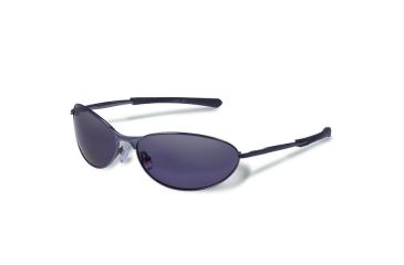 Image of Gargoyles Outrider Sunglasses w/ Matte Gun Frame, Smoke Polarized w/Blue Mirror Lens GAR10700102