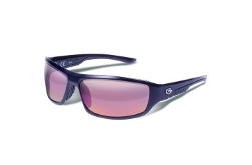 Image of Gargoyles Prevail Sunglasses w/ Matte Black Frame, Smoke Polarized w/Plasma Mirror Lens GAR10700140