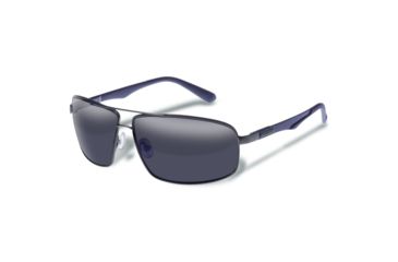 Image of Gargoyles Prot Pace Matte Dark Gun Frame, Smoke Polarized Lens GAR10700228QTM