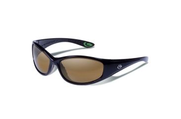 Image of Gargoyles Shakedown Sunglasses w/ Black Frame, Brown Polarized w/Bronze Mirror Lens GAR10700058