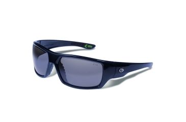 Image of Gargoyles Wrath Sunglasses w/ Navy Frame, Smoke Polarized w/Silver MirrorLens GAR10700044
