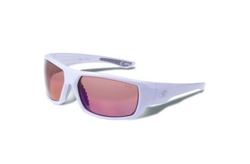Image of Gargoyles Wrath Sunglasses w/ White  Frame, Copper Polarized w/Blue Mirror Lens GAR10700041
