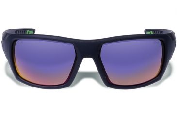 Image of Gargoyles WRATH Sunglasses, Matte Black Frame, Smoke with Plasma Mirror Lens, 10700214.QTM