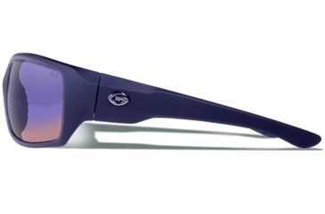 Image of Gargoyles WRATH Sunglasses, Matte Black Frame, Smoke with Plasma Mirror Lens, 10700214.QTM