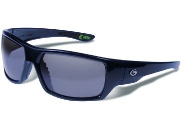 Image of Gargoyles WRATH Sunglasses, Navy Frame, Smoke Polarized with Silver Mirror Lens, Polarized, 10700216.QTM