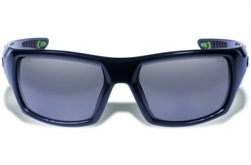 Image of Gargoyles WRATH Sunglasses, Navy Frame, Smoke Polarized with Silver Mirror Lens, Polarized, 10700216.QTM