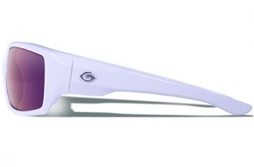 Image of Gargoyles WRATH Sunglasses, White Frame, Copper Polarized with Blue Mirror Lens, Polarized, 10700217.QTM