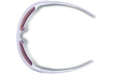 Image of Gargoyles WRATH Sunglasses, White Frame, Copper Polarized with Blue Mirror Lens, Polarized, 10700217.QTM
