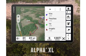 Image of Garmin 0100339400 Alpha XL Navigator 64GB Memory Black