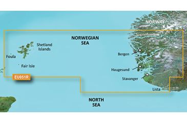 Image of Garmin BlueChart g2 Lista Sognefjorden v2010.5-v12 microSD Card w/SD Adapter 010-C0787-20