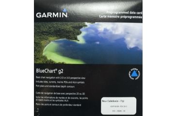 Image of Garmin BlueChart g2 New Caledonia to Fiji v2010.5-v12 microSD Card w/SD Adapter
