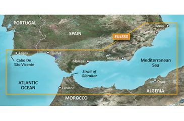 Image of Garmin BlueChart g2 Vision - Alicante to Cabo de Sao Vicente JUL 08 (EU455S) SD Card 010-C0799-00