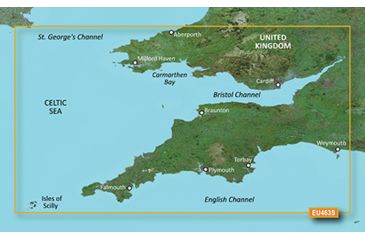 Image of Garmin BlueChart g2 Vision - Bristol Channel and England S/W JUL 08 (EU463S) SD Card 010-C0807-00