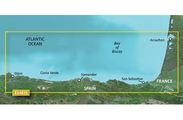 Image of Garmin BlueChart g2 Vision - Fuenterrabia to Gijon JUL 08 (EU485S) SD Card 010-C0829-00