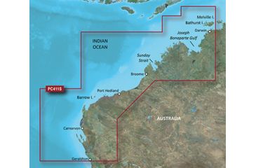 Image of Garmin BlueChart g2 Vision - Geraldton to Darwin JUL 08 (PC411S) SD Card 010-C0869-00